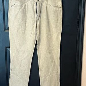 Tommy Bahama Paisley Print Shirt in Cream and Blue